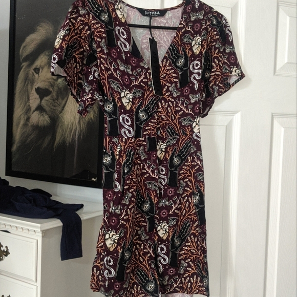 Hemlock button up v neck playsuit - Picture 8 of 9